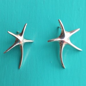 Large Starfish Stud Earrings