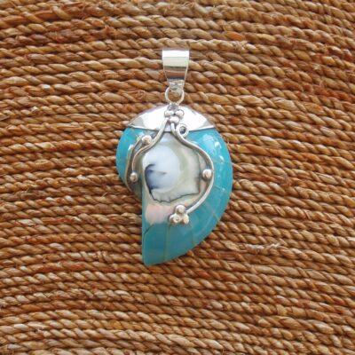 Nautilus Pendant small Turquoise