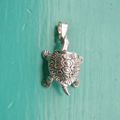 Sterling Silver Turtle Pendant