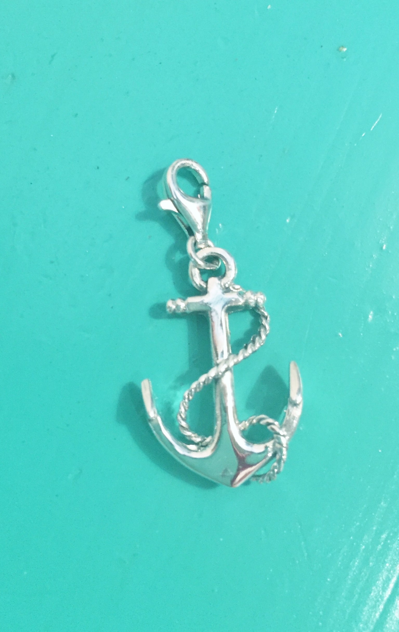 Anchor Pendant in Silver- buy now www.silverchelles.com