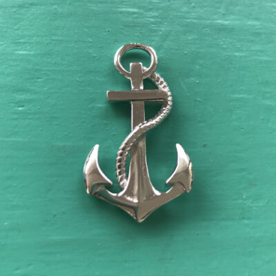 Large Sterling Silver Anchor Pendant
