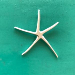 Medium Sterling Silver Starfish Pendant